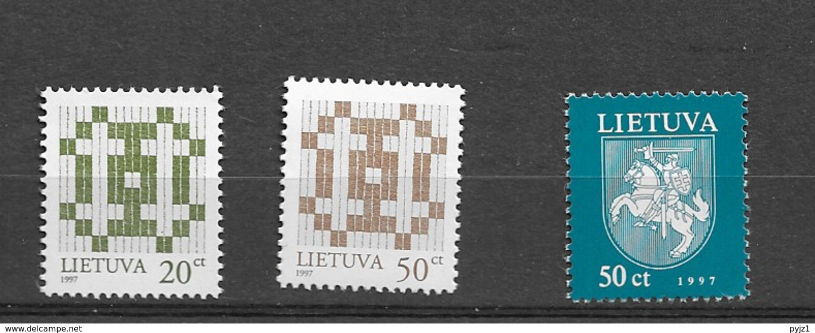 1997 MNH Lituania Year Collection Postfris** - Lithuania