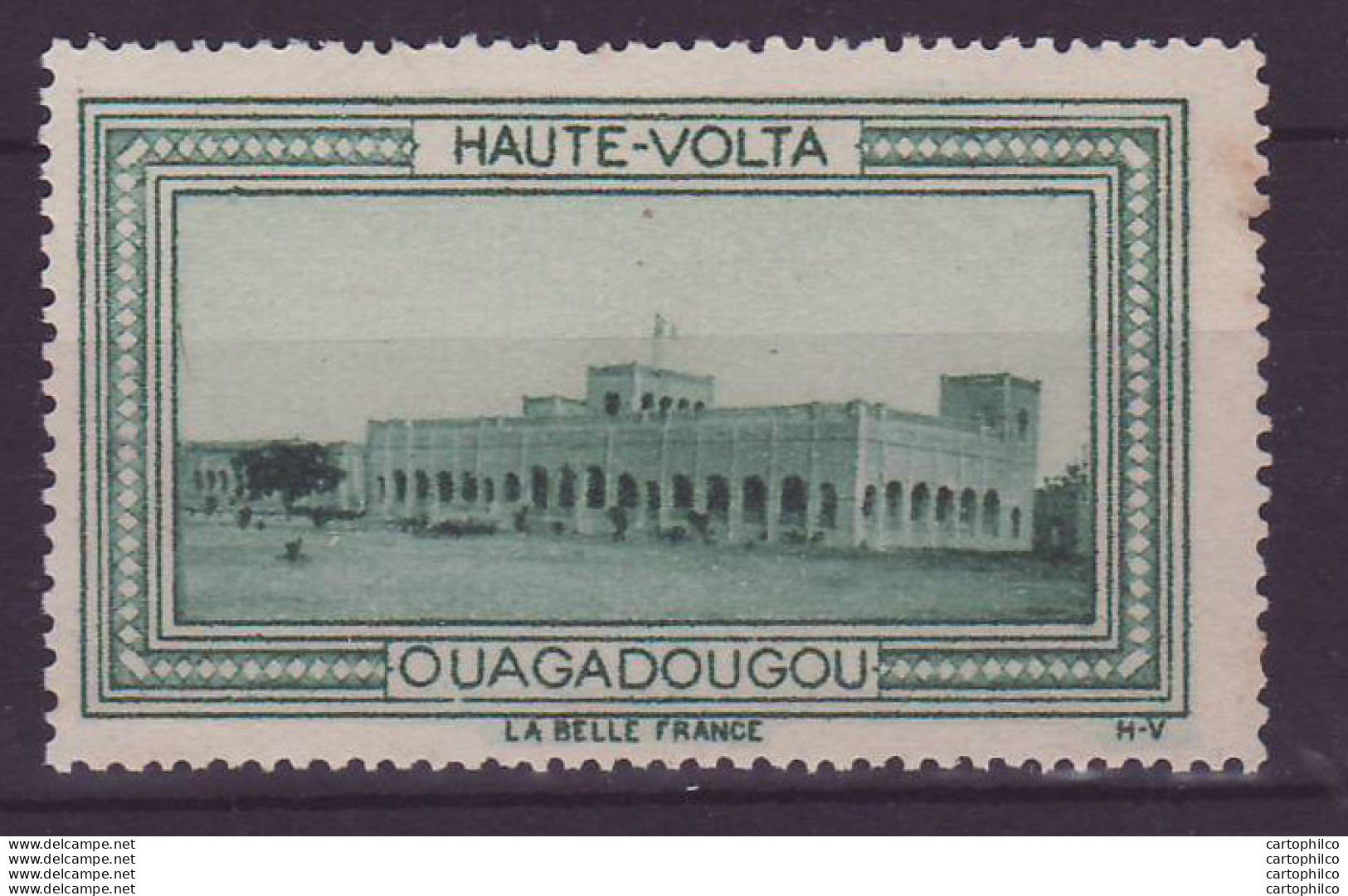 Vignette ** Haute Volta Ouagadougou - Ongebruikt