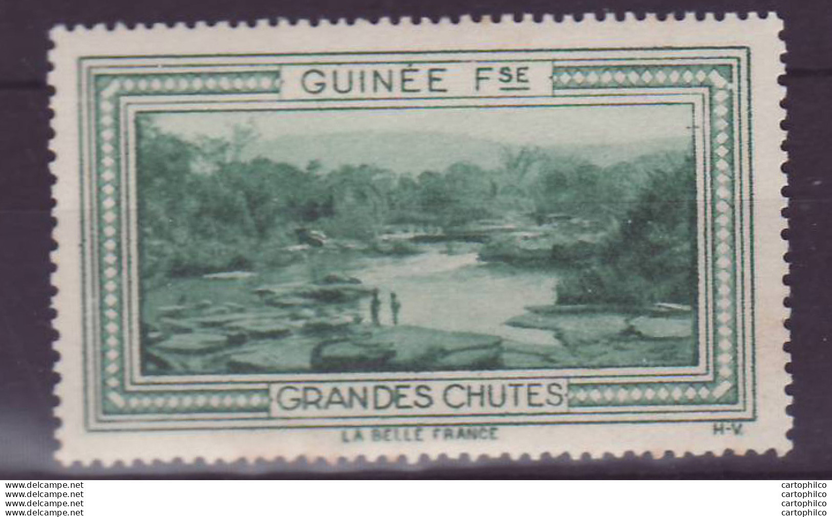 Vignette ** Guinee Francaise Grandes Chutes - Ongebruikt