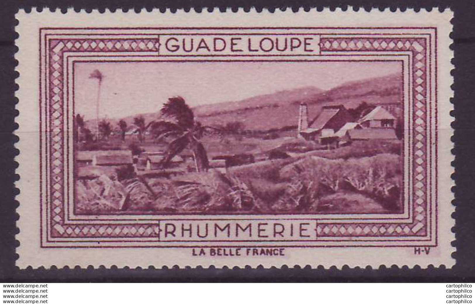 Vignette ** Guadeloupe Rhummerie Rhum - Unused Stamps