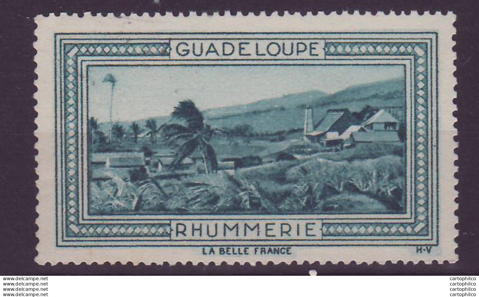 Vignette ** Guadeloupe Rhummerie Rhum - Ongebruikt