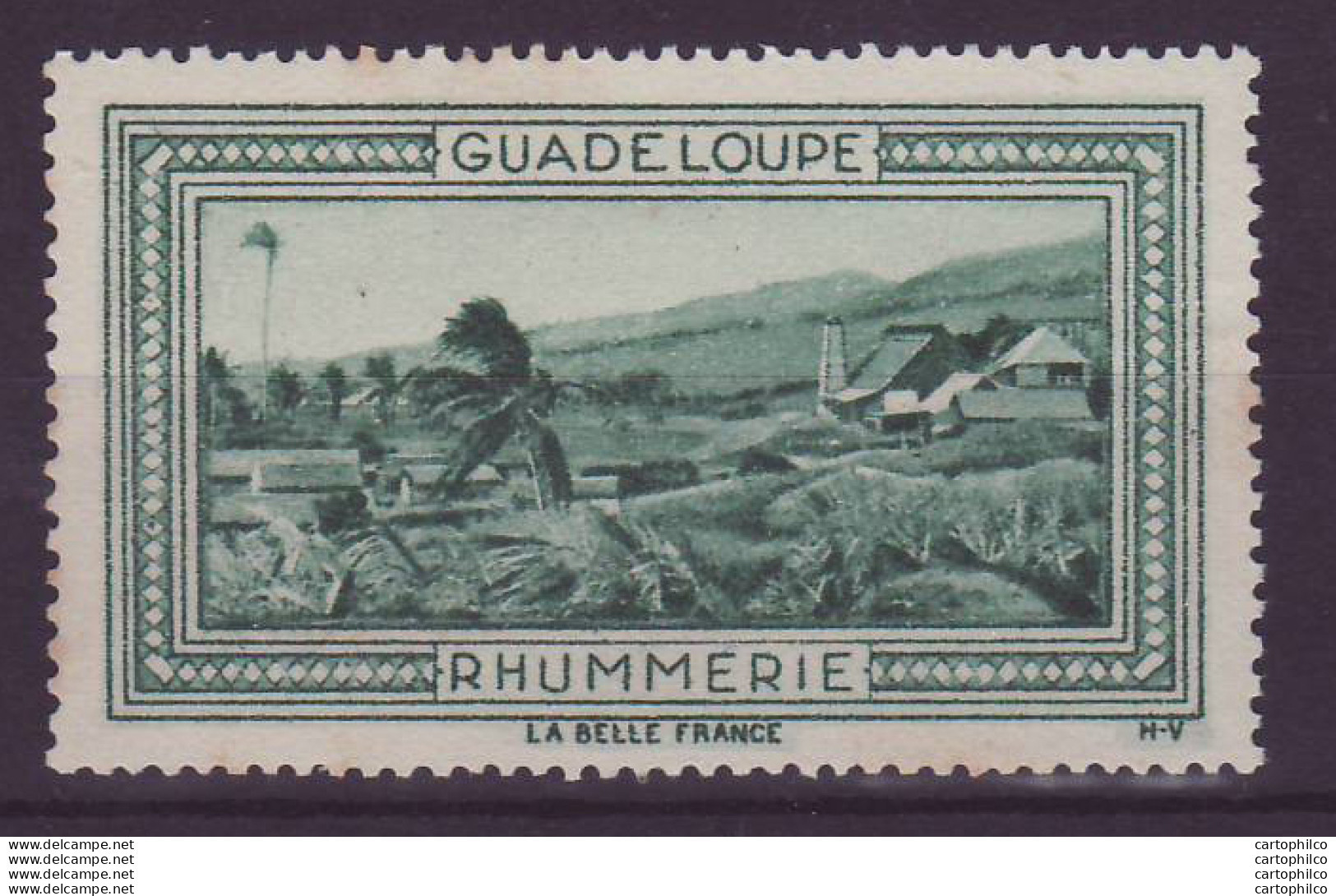 Vignette ** Guadeloupe Rhummerie Rhum - Ongebruikt
