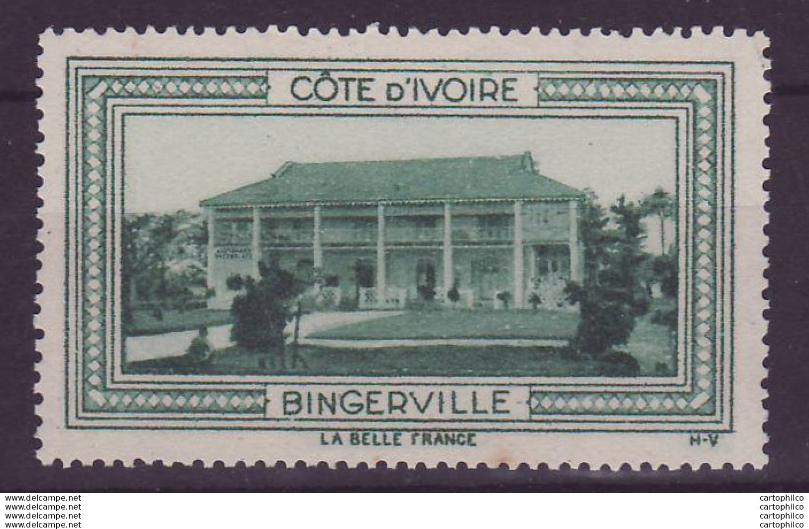 '"''Vignette ** Cote D''''Ivoire Bingerville''"' - Unused Stamps
