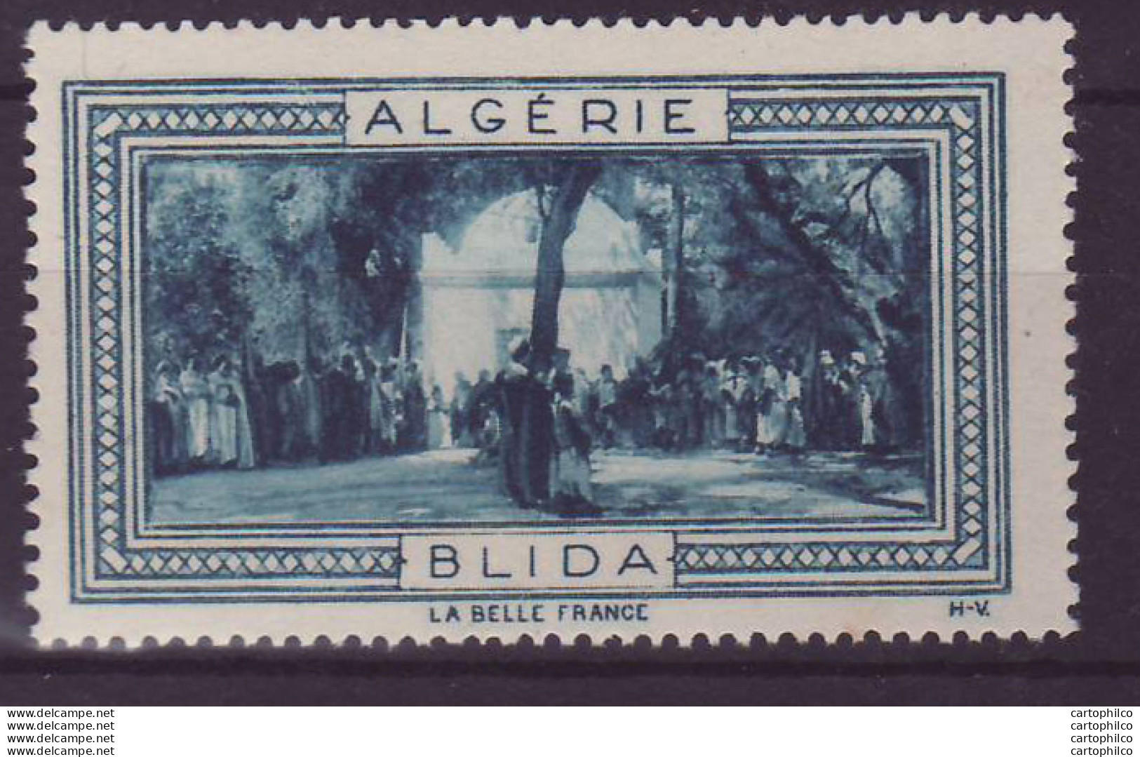 Vignette ** Algerie Blida - Ongebruikt