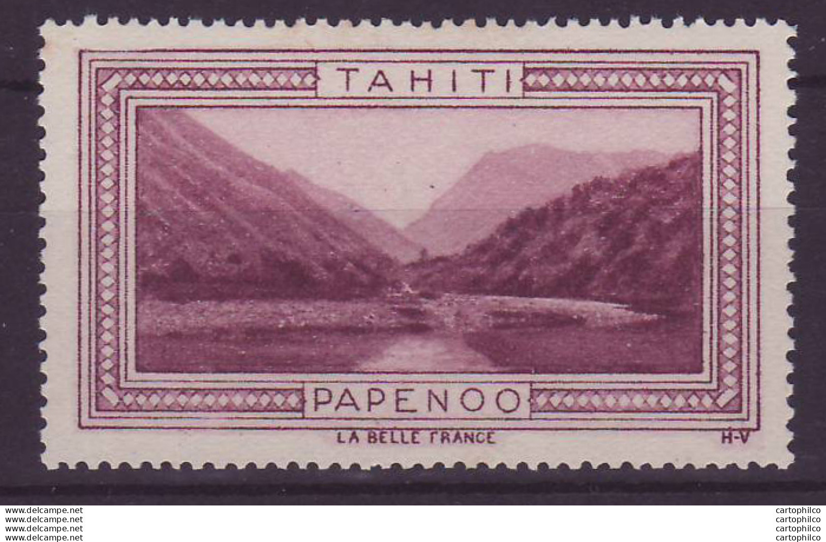 Vignette ** Tahiti Papenoo - Ungebraucht