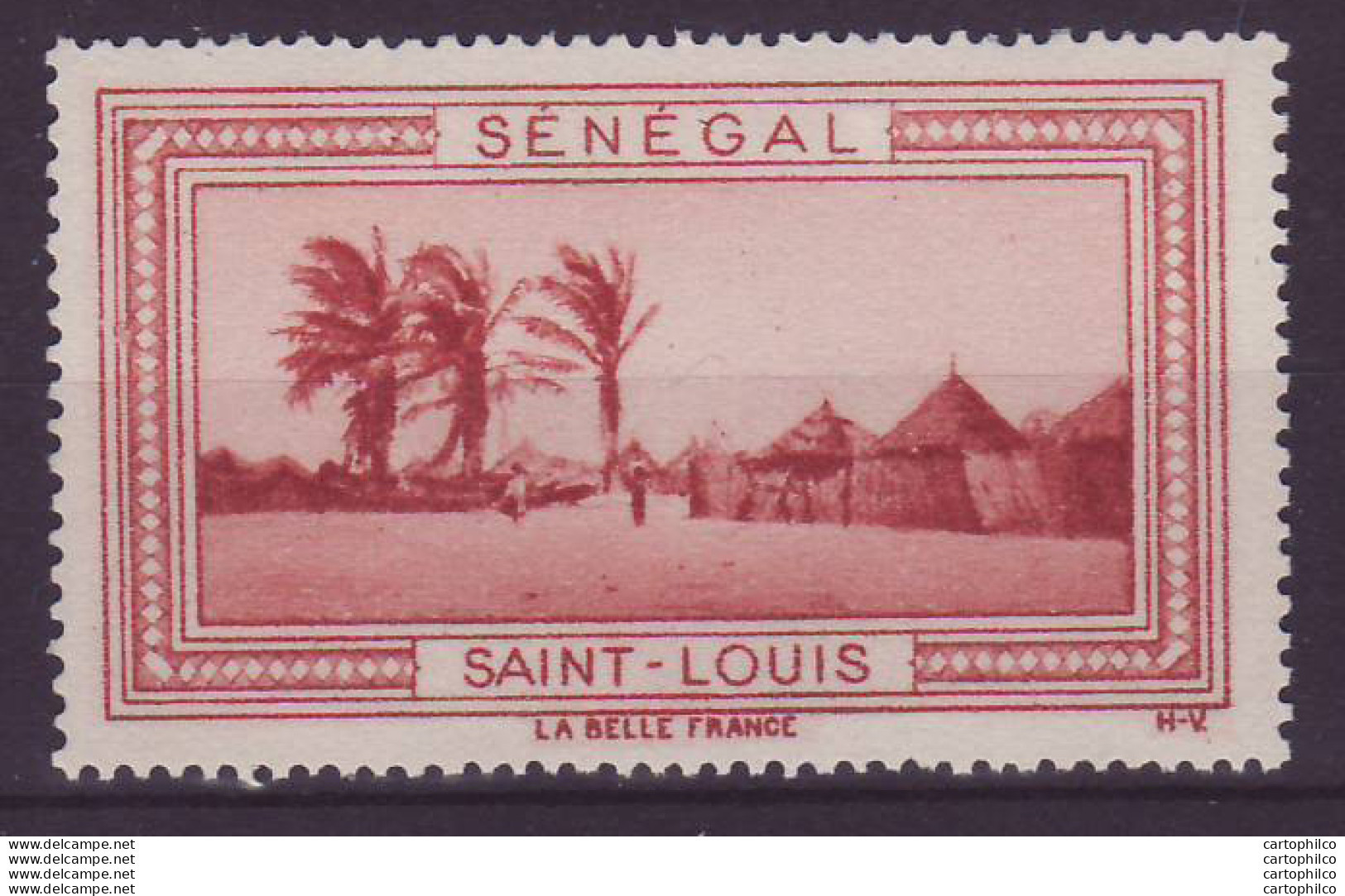 Vignette ** Senegal Saint-Louis - Ongebruikt