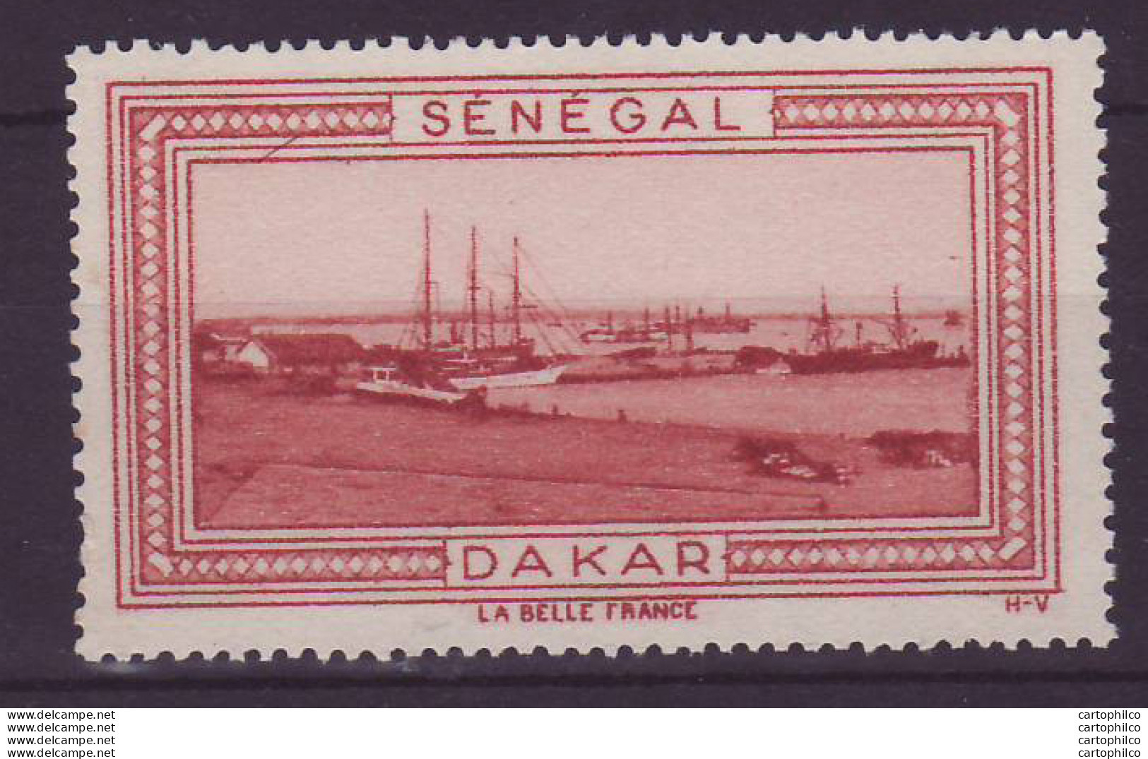 Vignette ** Senegal Dakar Bateaux - Ongebruikt