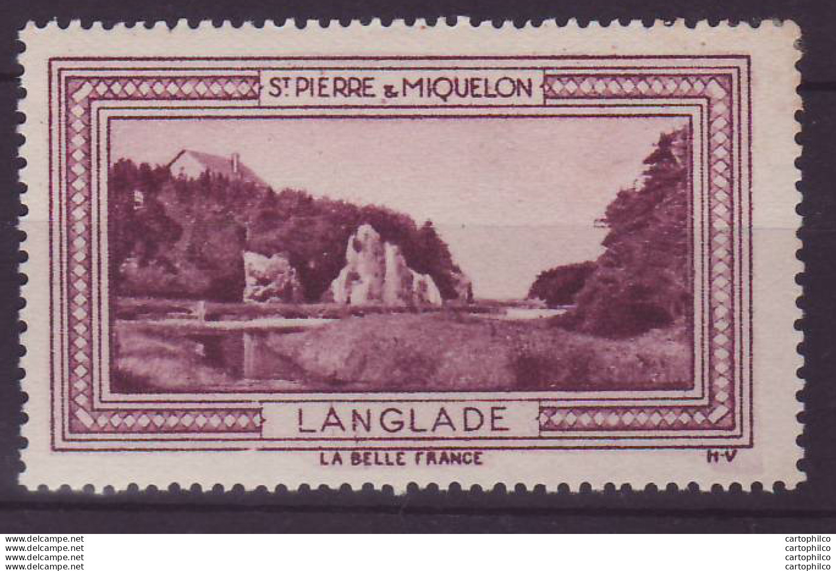 Vignette ** Saint Pierre Et Miquelon Langlade - Neufs