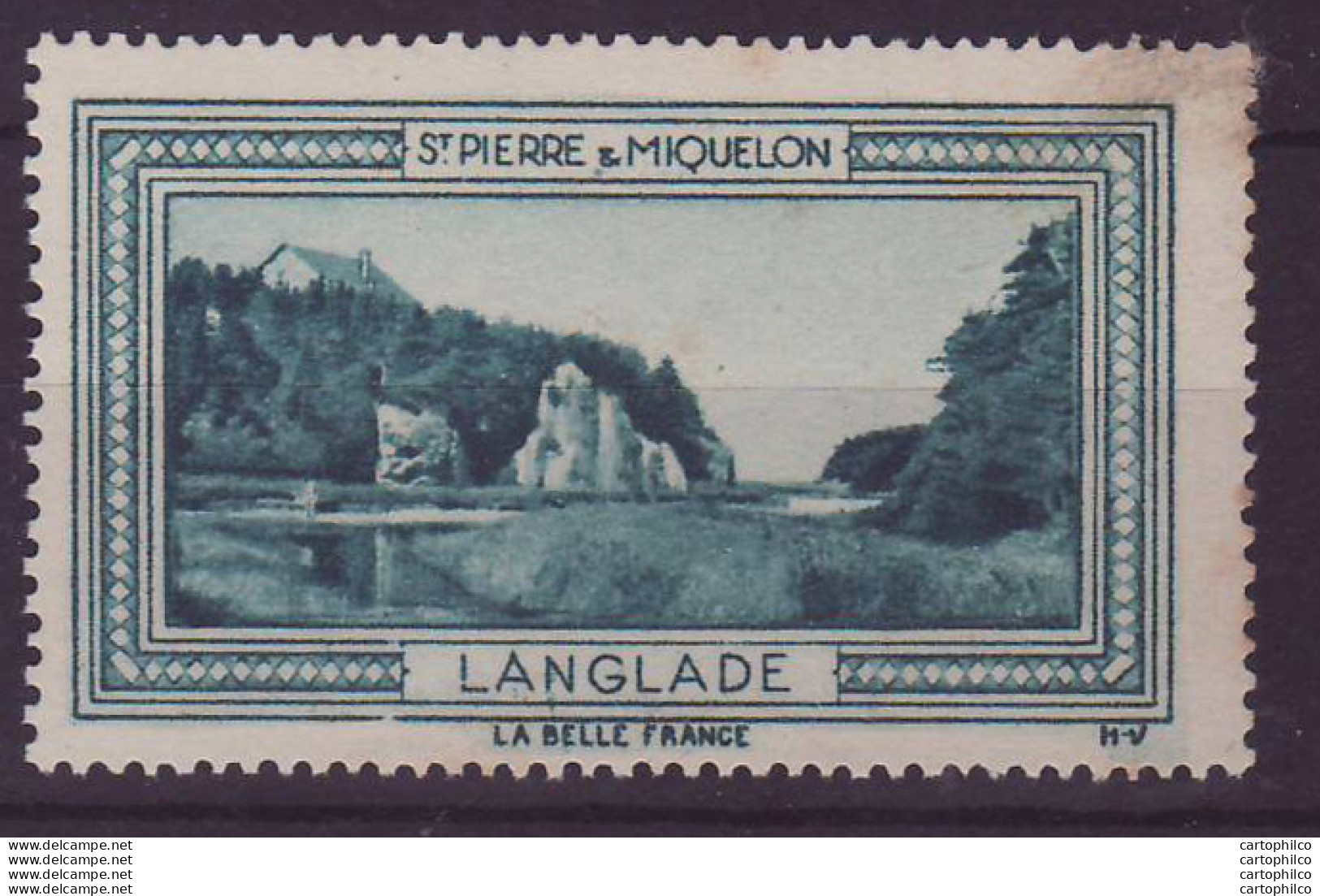 Vignette ** Saint Pierre Et Miquelon Langlade - Unused Stamps