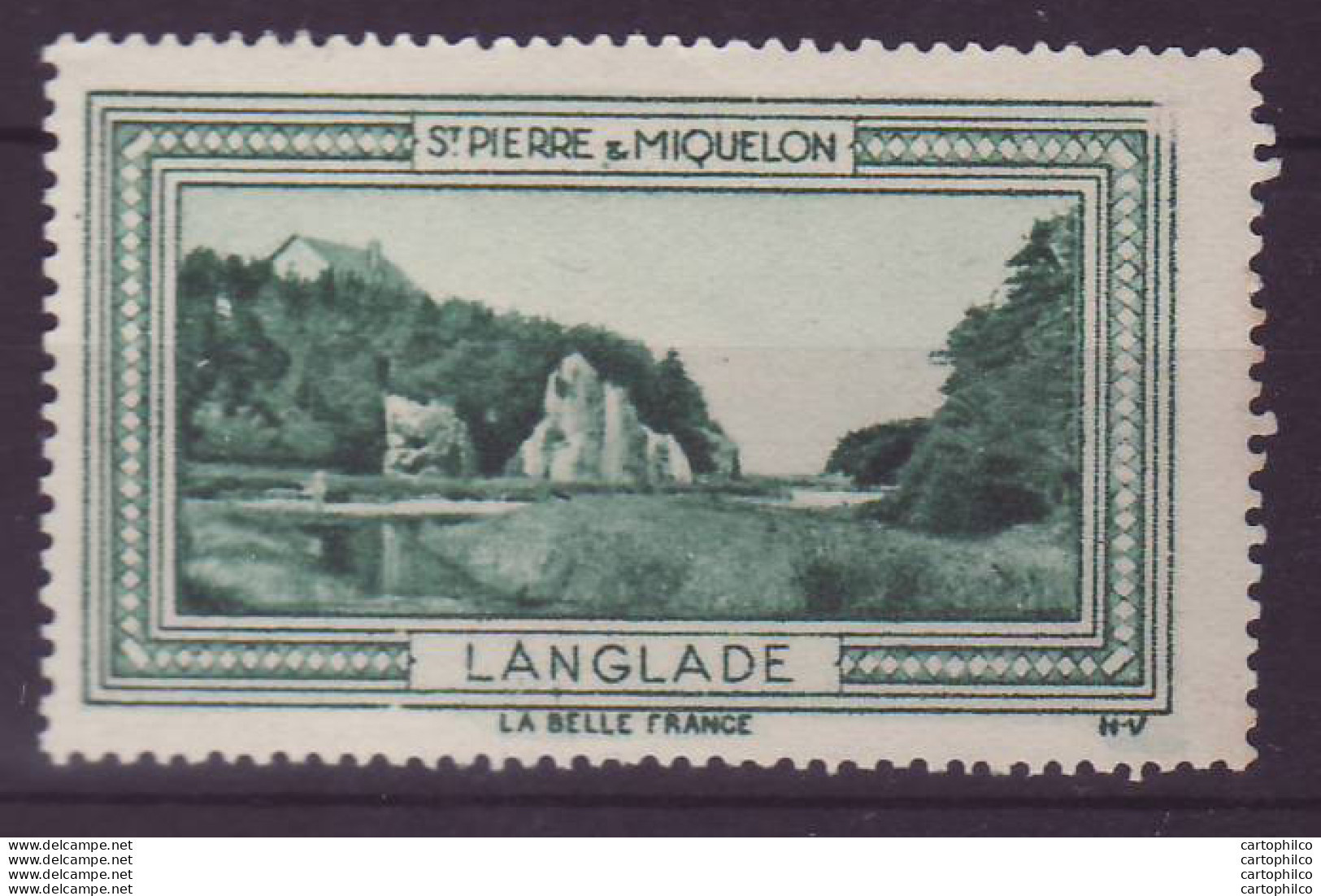 Vignette ** Saint Pierre Et Miquelon Langlade - Unused Stamps