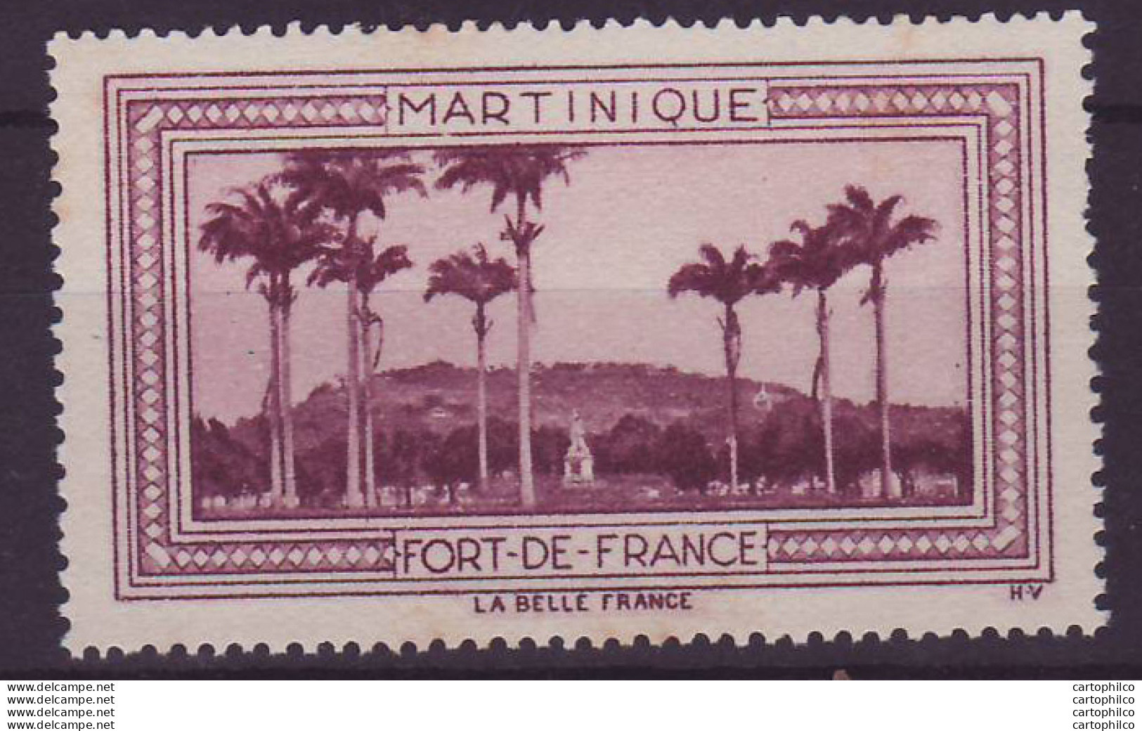 Vignette ** Martinique Fort De France - Ongebruikt