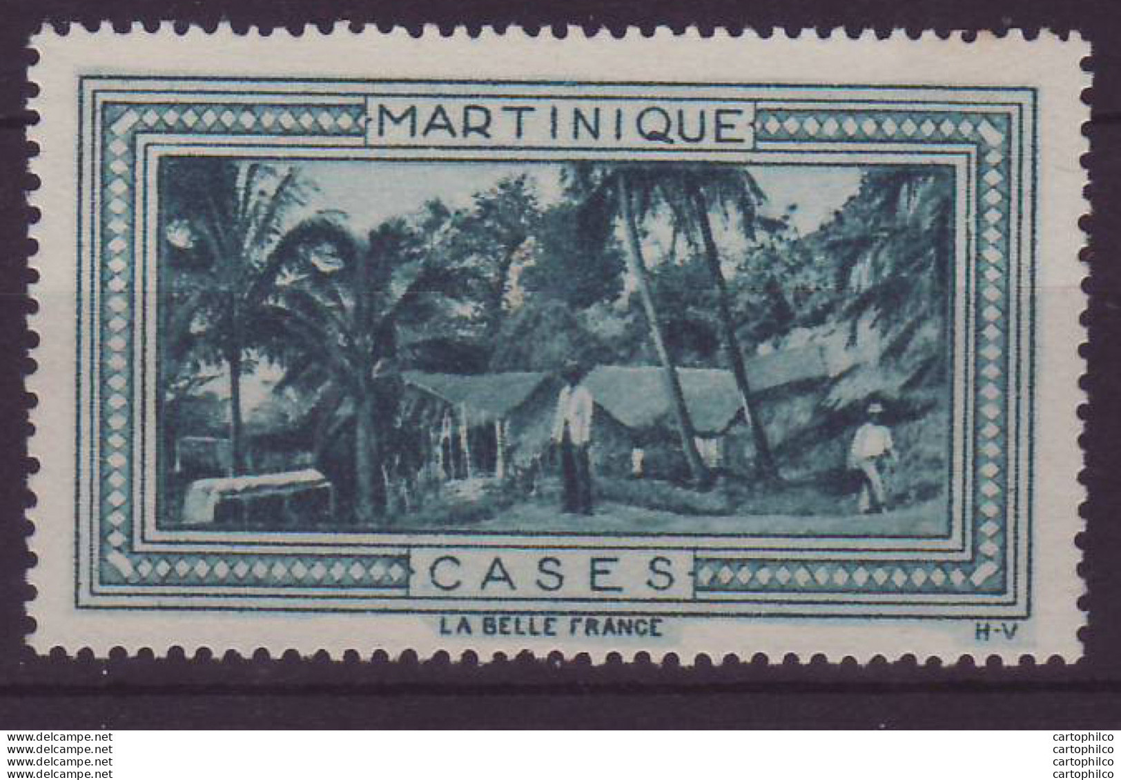 Vignette ** Martinique Cases - Ungebraucht