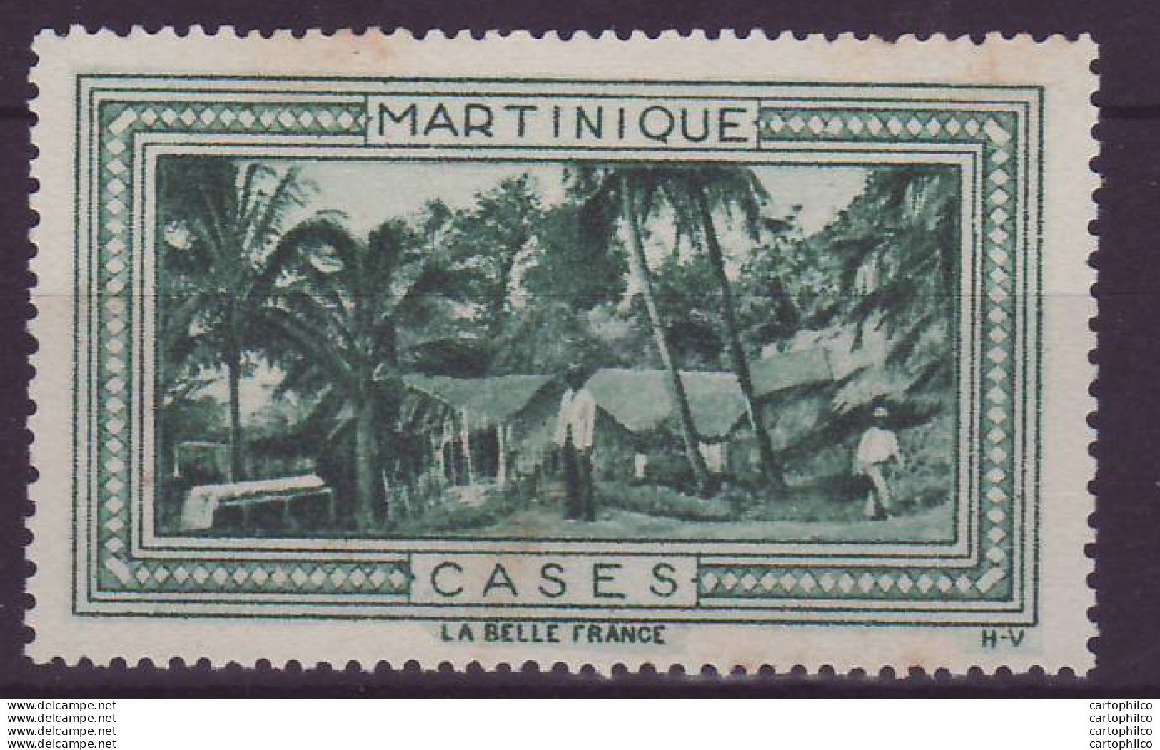 Vignette ** Martinique Cases - Ungebraucht