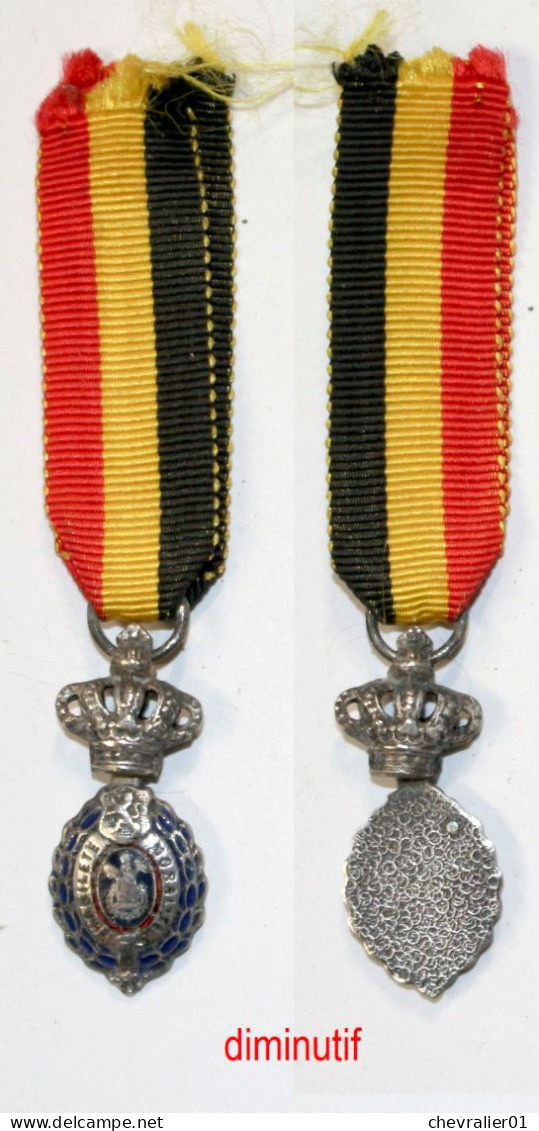 Médaille-BE-047-II-di_médaille Du Travail – 1ere Classe_FR_diminutif_D_21-25-1 - Professionnels / De Société