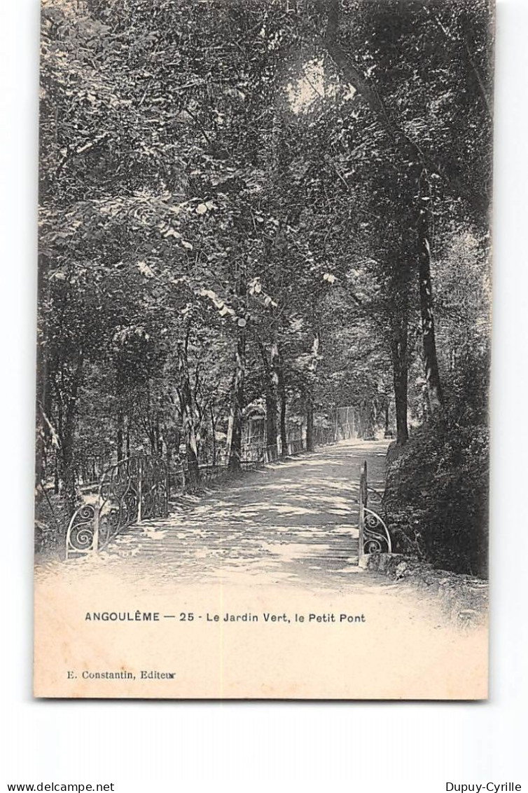 ANGOULEME - Le Jardin Vert - Le Petit Pont - Très Bon état - Angouleme