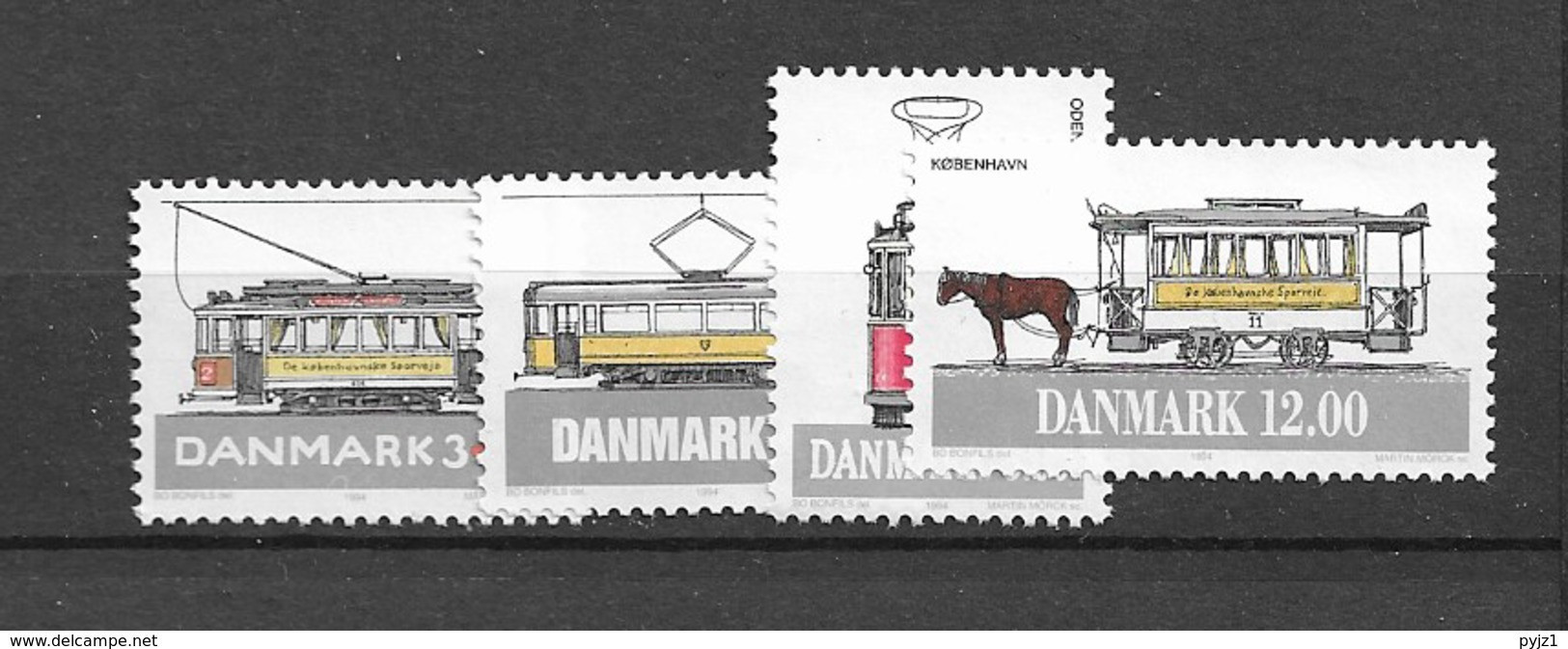 1994 MNH Danmark, Michel 1080-83 Postfris** - Unused Stamps