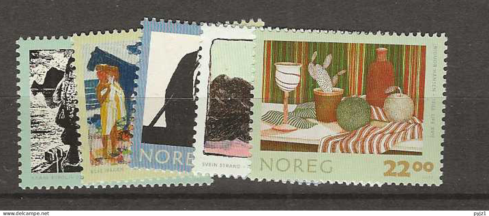 2003 MNH Norway, Mi 1457-61 Postfris** - Ongebruikt