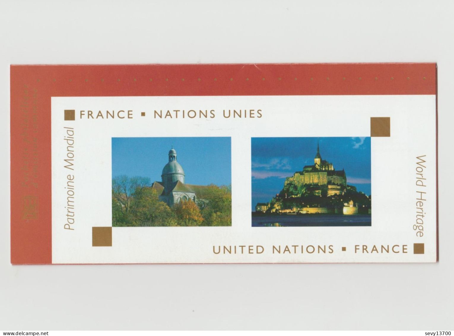 France 2006 Emission Commune France Nations Unis - Foglietti Commemorativi