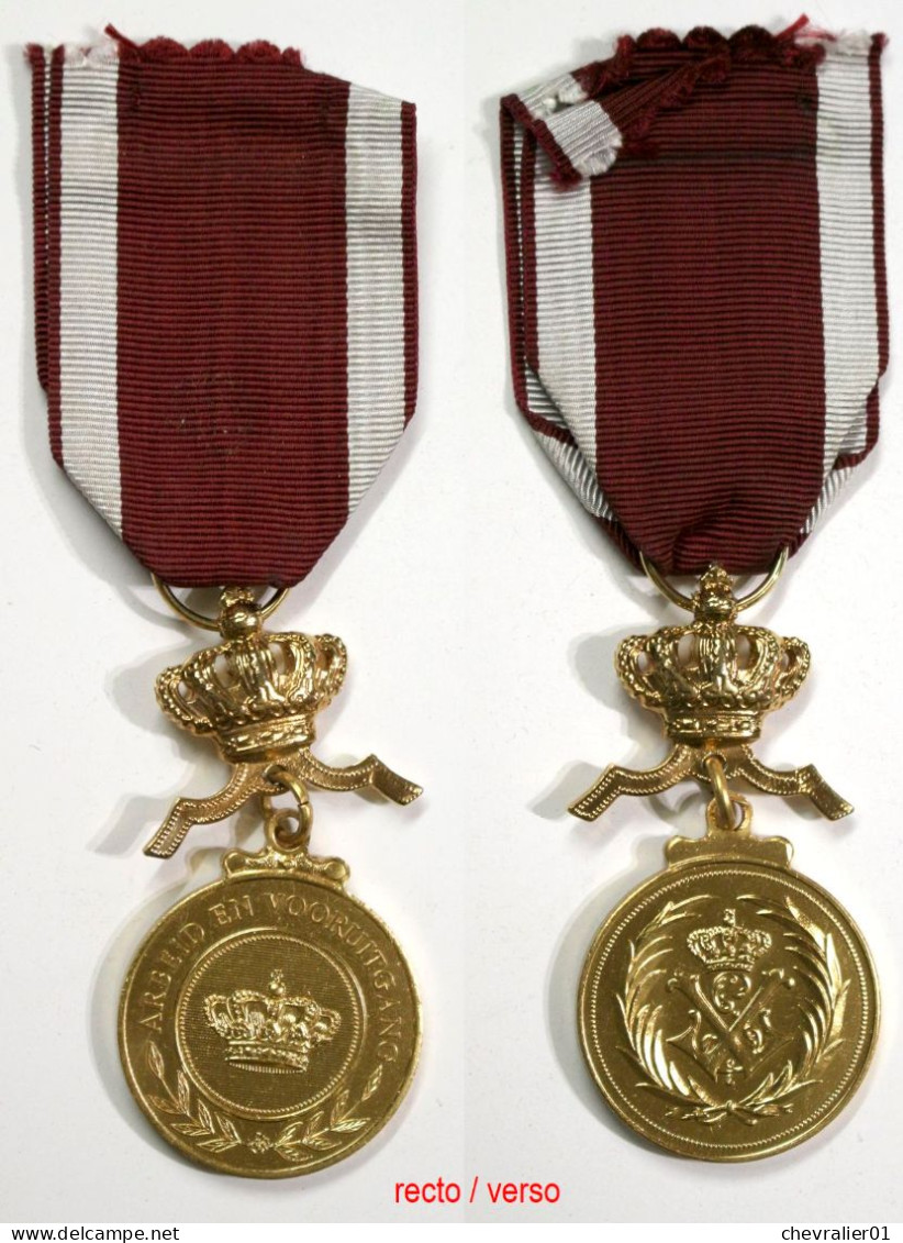 Médaille-BE-013A-V1_Ordre De La Couronne_Or_1897-1951_NL_D_21-25-1 - Belgique