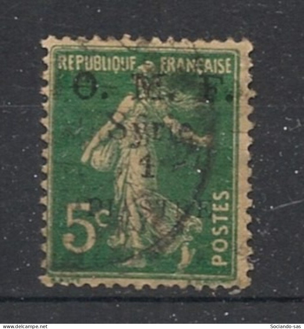 SYRIE - 1920 - N°YT. 35 - Type Semeuse 1pi Sur 5c Vert - Oblitéré / Used - Oblitérés