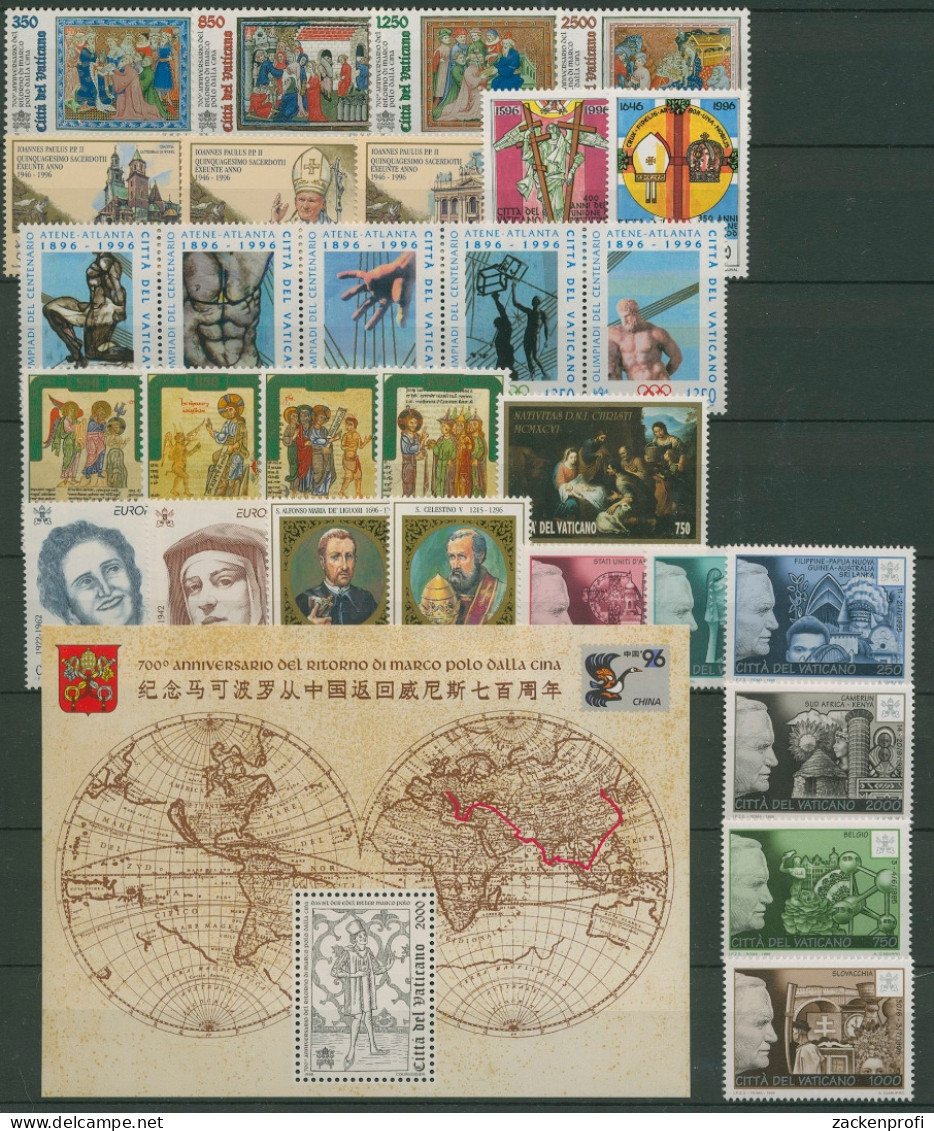 Vatikan 1996 Jahrgang Postfrisch Komplett (SG18463) - Annate Complete