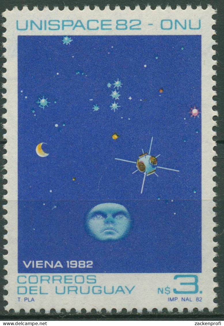 Uruguay 1982 UNISPACE Wien Weltraumforschung 1649 Postfrisch - Uruguay