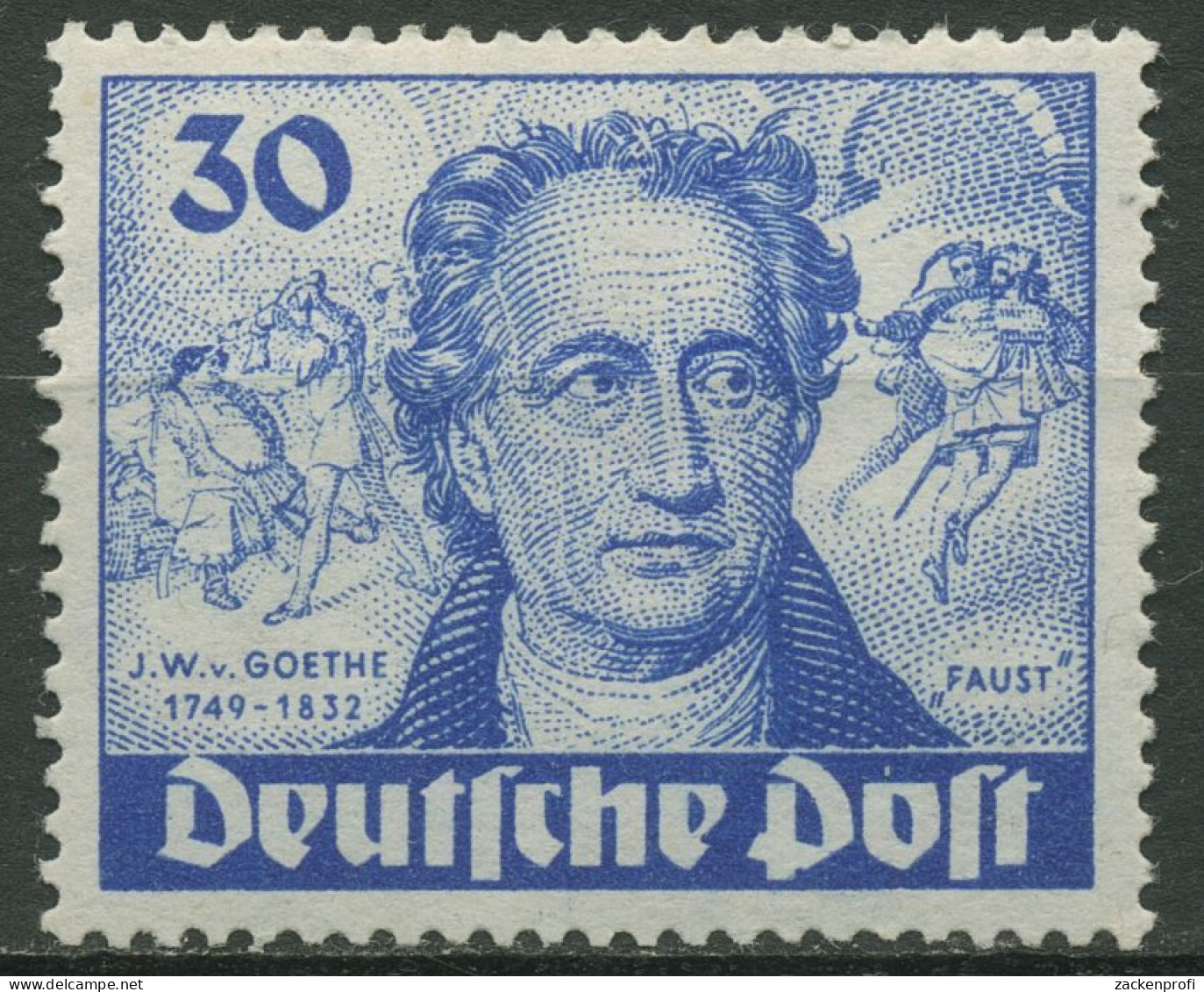 Berlin 1949 200. Geburtstag Von Johann Wolfgang Von Goethe 63 Postfrisch - Ungebraucht