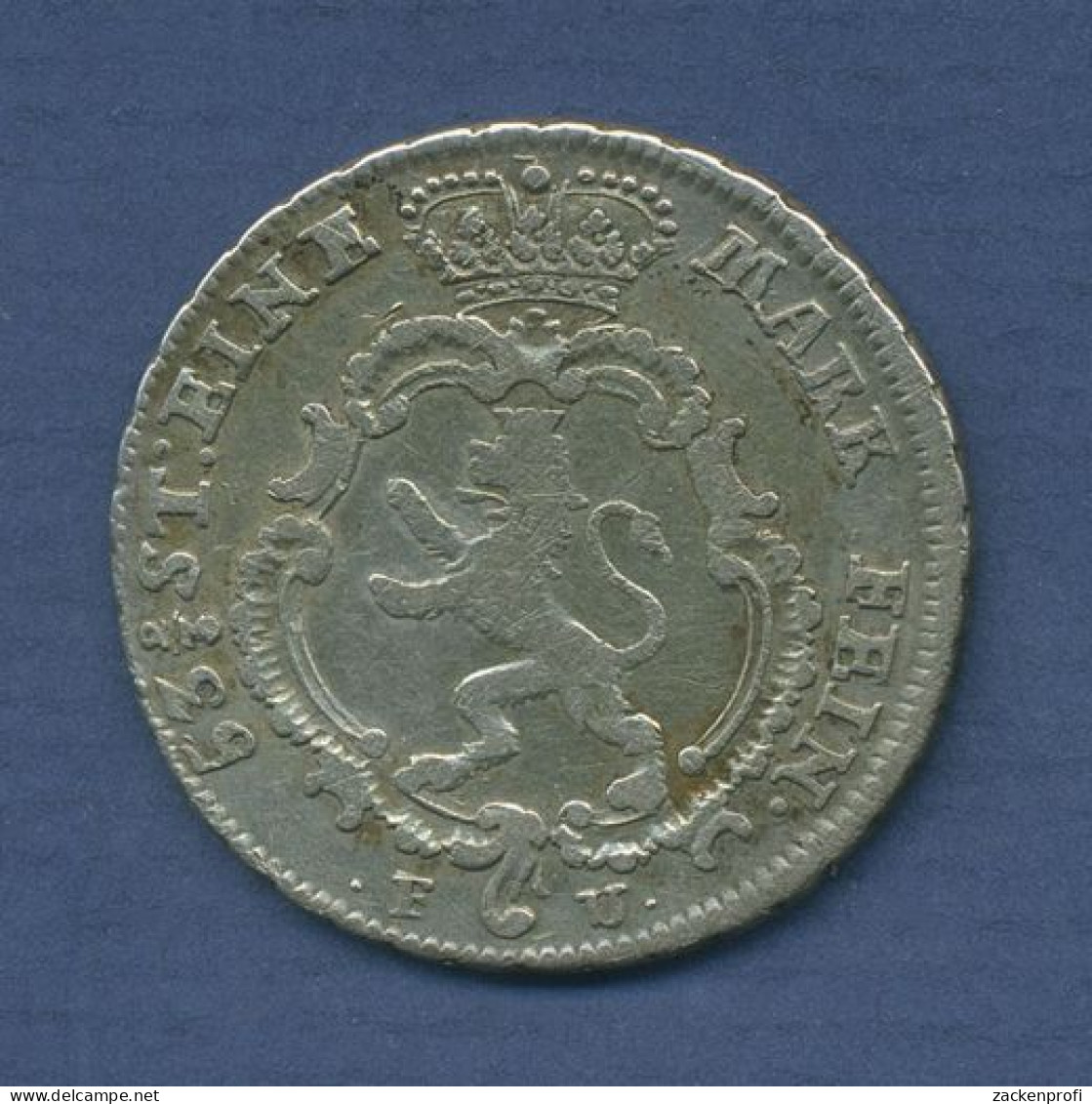 Hessen-Kassel 1/4 Reichstaler 1767 FU, Friedrich II., Schütz 1873.2 Ss (m3588) - Kleine Munten & Andere Onderverdelingen