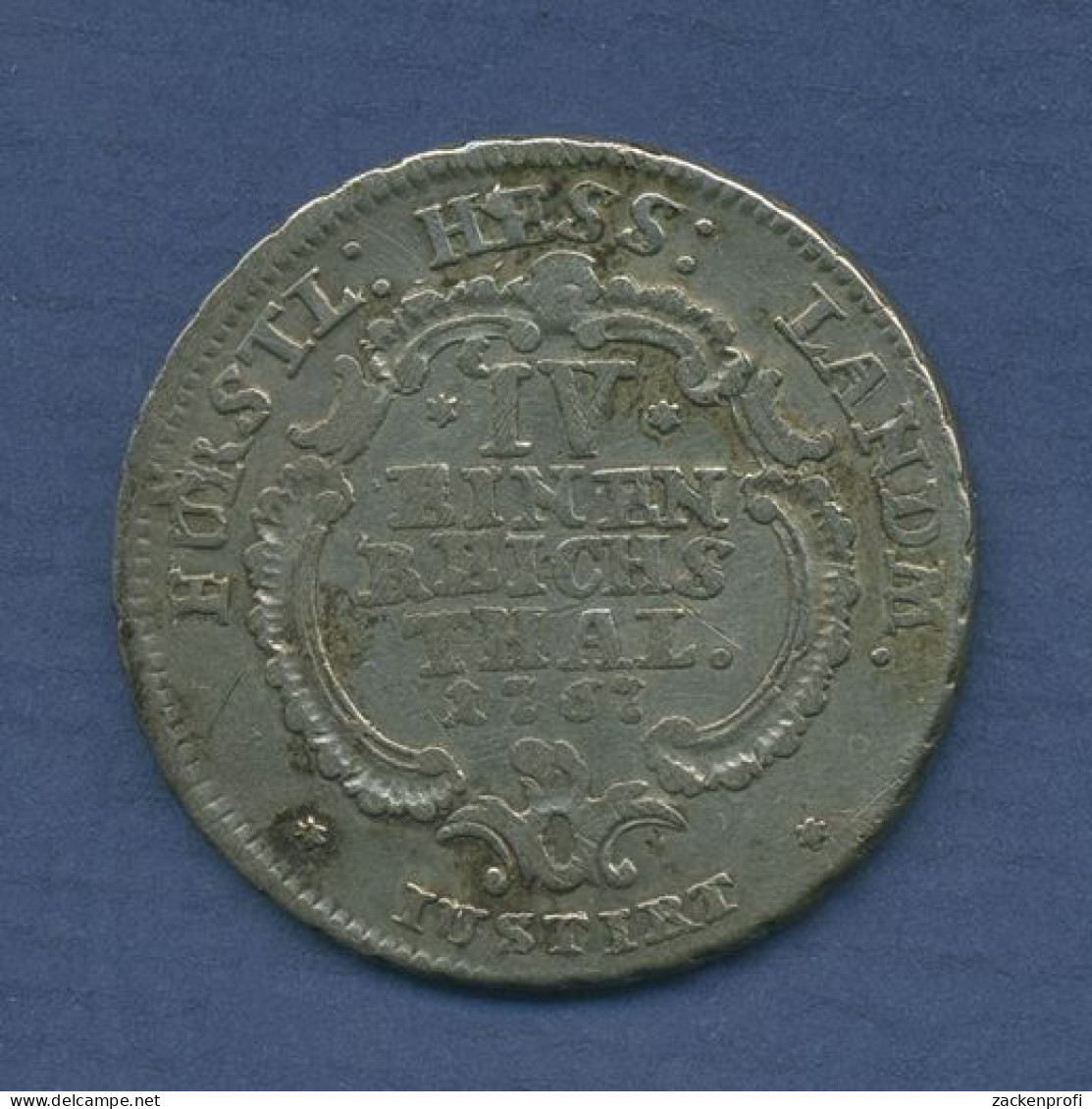 Hessen-Kassel 1/4 Reichstaler 1767 FU, Friedrich II., Schütz 1873.2 Ss (m3588) - Petites Monnaies & Autres Subdivisions