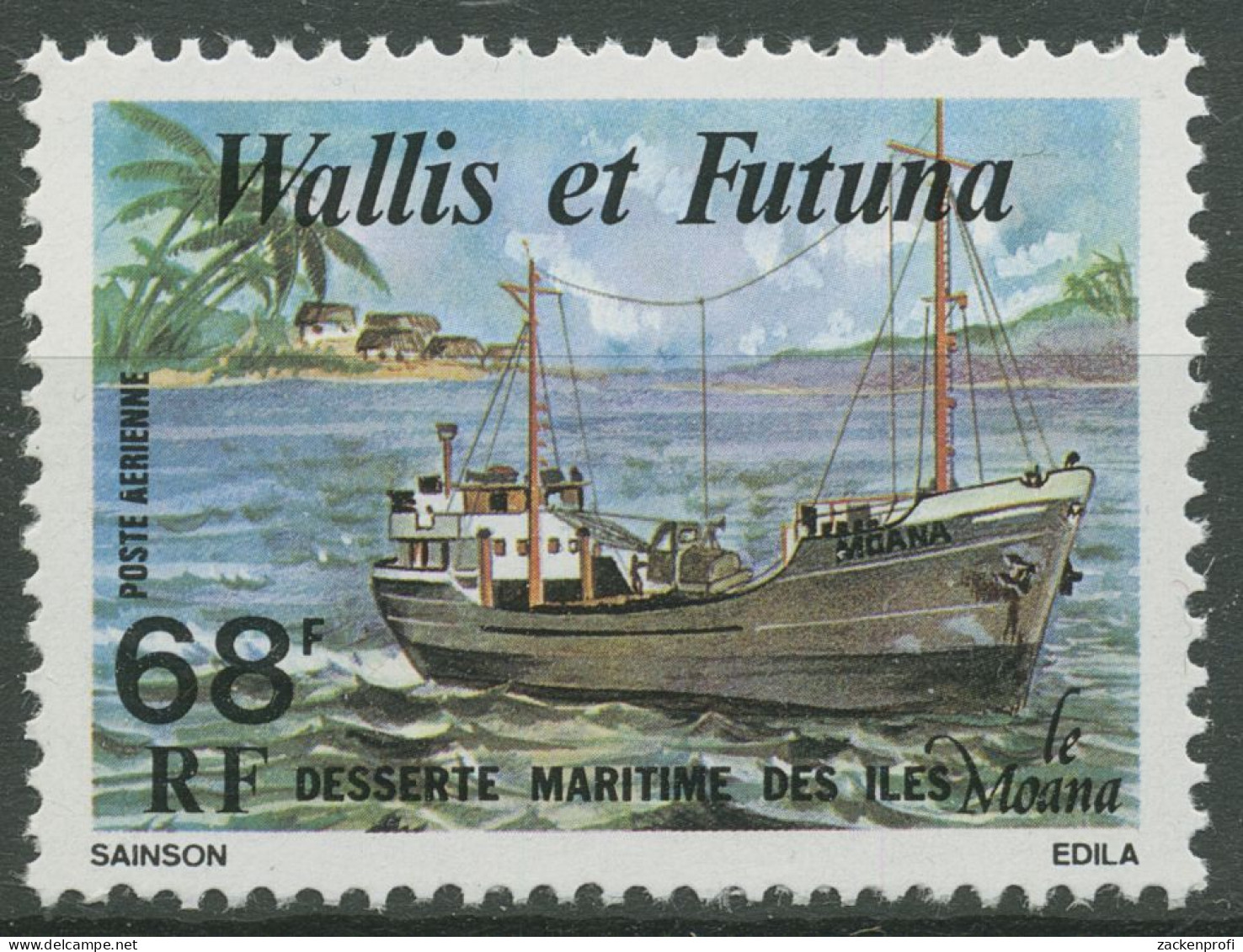 Wallis Und Futuna 1979 Frachtschiff Moana 329 Postfrisch - Ungebraucht