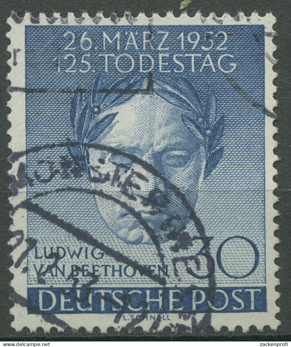 Berlin 1952 Ludwig Van Beethoven 87 Gestempelt (R80955) - Oblitérés