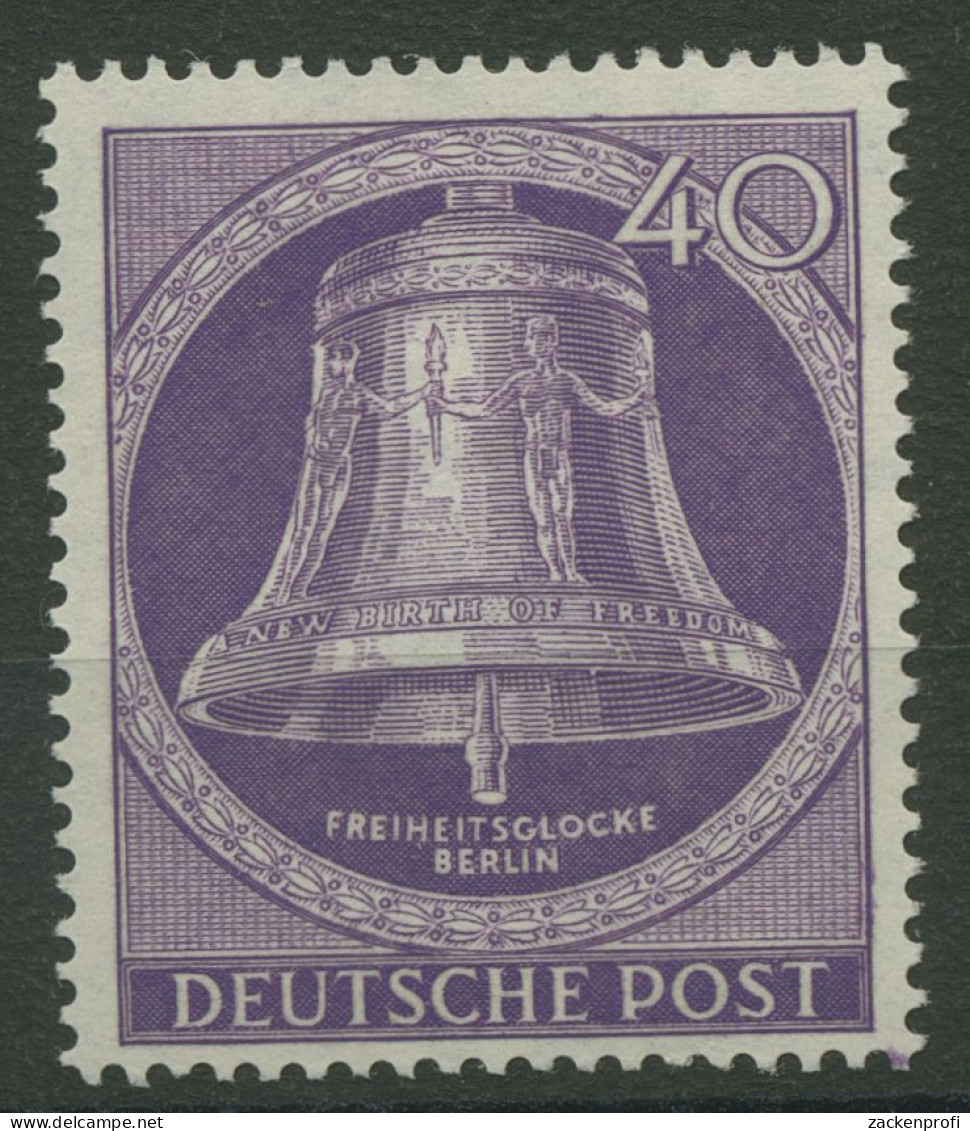 Berlin 1953 Freiheitsglocke Klöppel Mitte 105 Postfrisch (R80946) - Ungebraucht