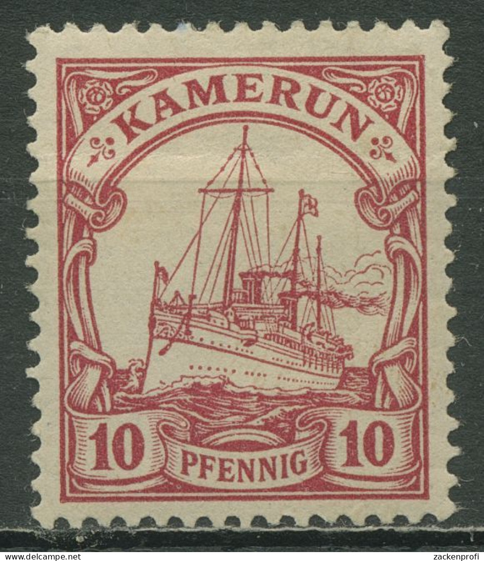 Kamerun 1900 Kaiseryacht Hohenzollern 9 Mit Falz, Mängel: Bug - Cameroun