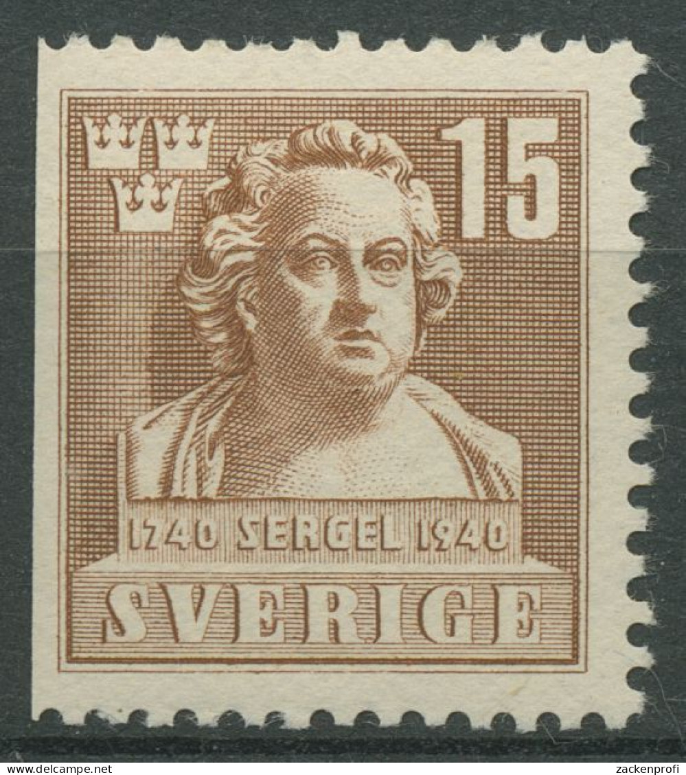 Schweden 1940 Bildhauer Johan Tobias Sergel 279 Dl Postfrisch - Unused Stamps