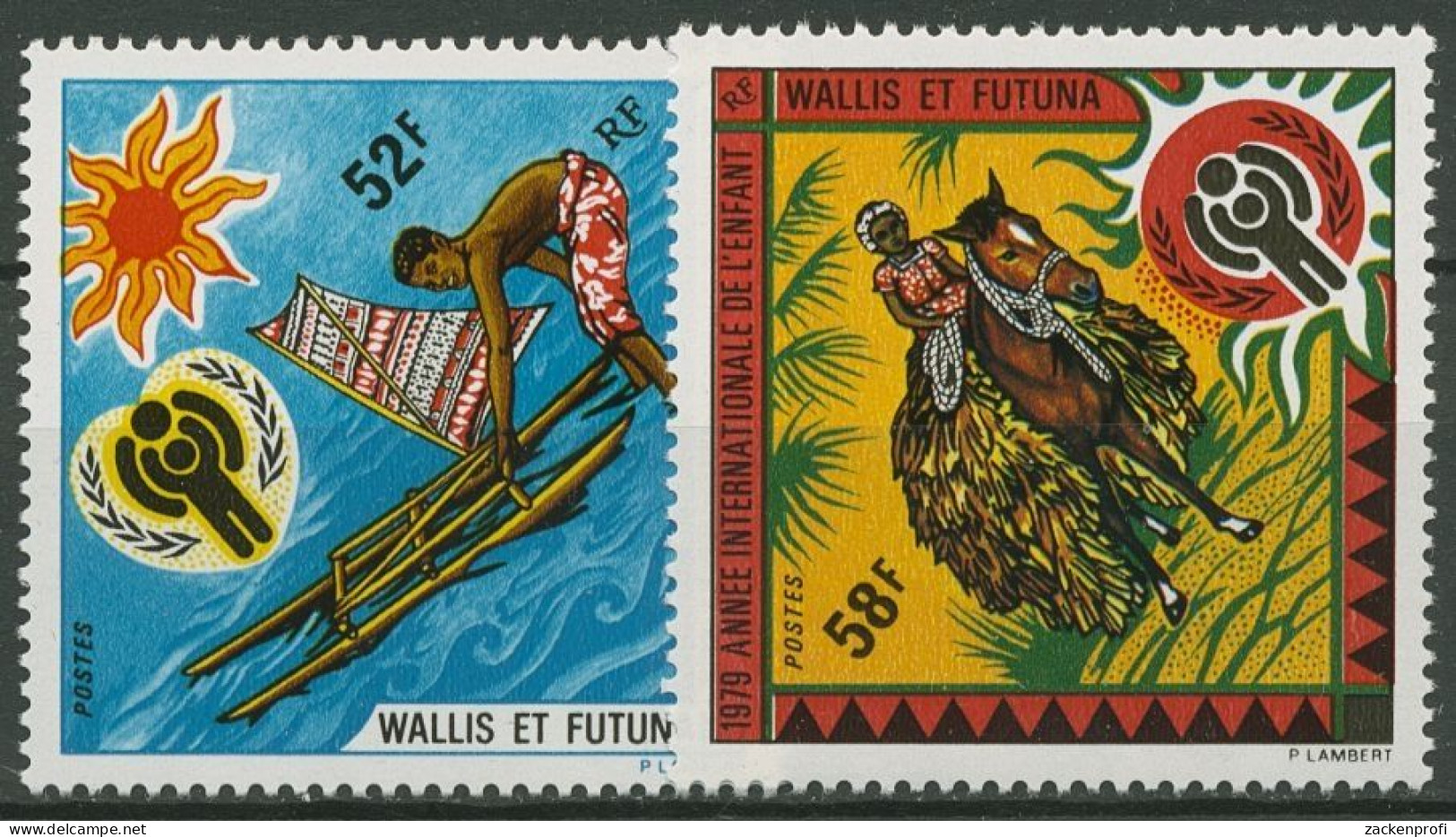 Wallis Und Futuna 1979 Int. Jahr Des Kindes 337/38 Postfrisch - Ungebraucht