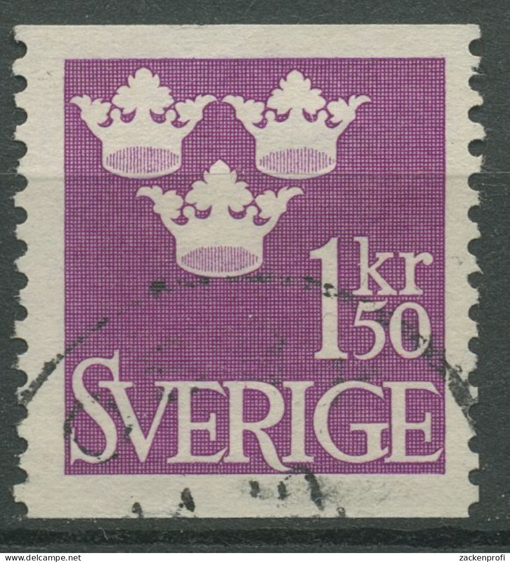 Schweden 1951 Freimarke Drei Kronen 365 Gestempelt - Gebraucht