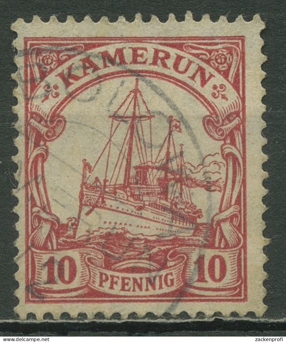 Kamerun 1905/19 Kaiseryacht Hohenzollern 22 A Mit Stempel (E)BOLOWA - Camerún