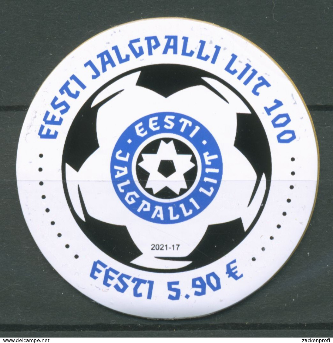 Estland 2021 100 Jahre Fußballverband 1019 Postfrisch, Polyurethan - Estland