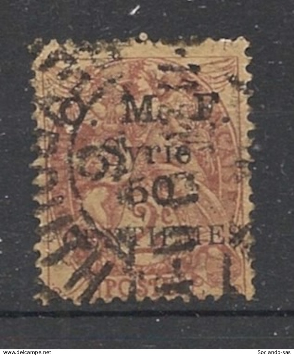 SYRIE - 1920 - N°YT. 46 - Type Blanc 50c Sur 2c Brun-lilas - Oblitéré / Used - Usados