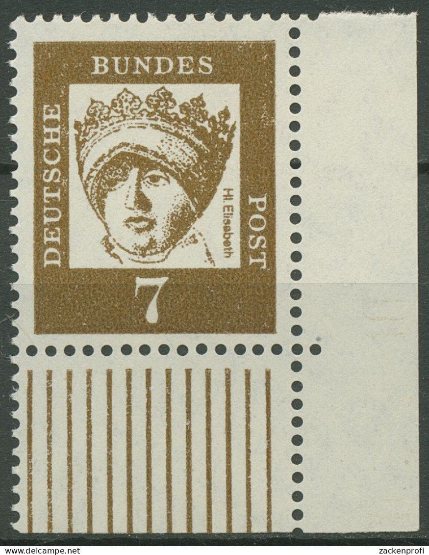 Bund 1961 Bedeutende Deutsche 348 Y W UR Ecke 4 Postfrisch - Nuovi