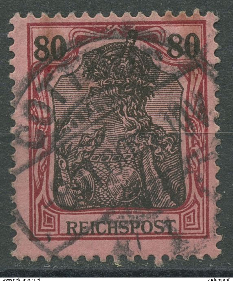 Deutsches Reich 1900 Germania REICHSPOST 62 Mit TOP-Stempel - Oblitérés