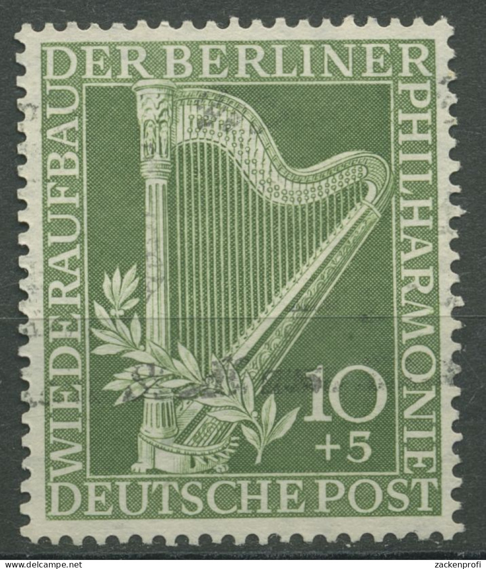 Berlin 1950 Berliner Philharmonie 72 Gestempelt, Nachgezähnt (R80964) - Used Stamps