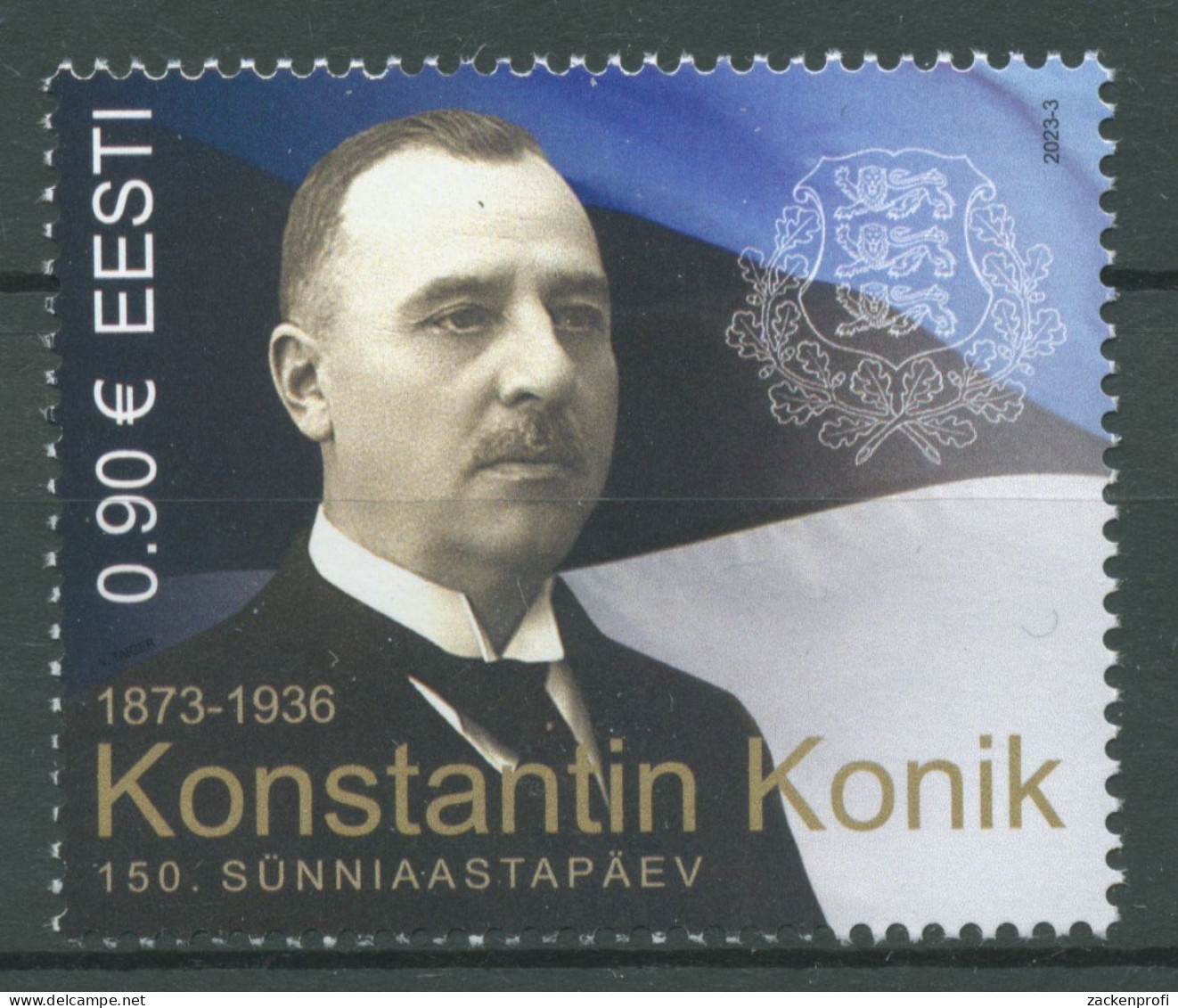 Estland 2023 Persönlichkeiten Politiker Konstantin Konik 1065 Postfrisch - Estonia