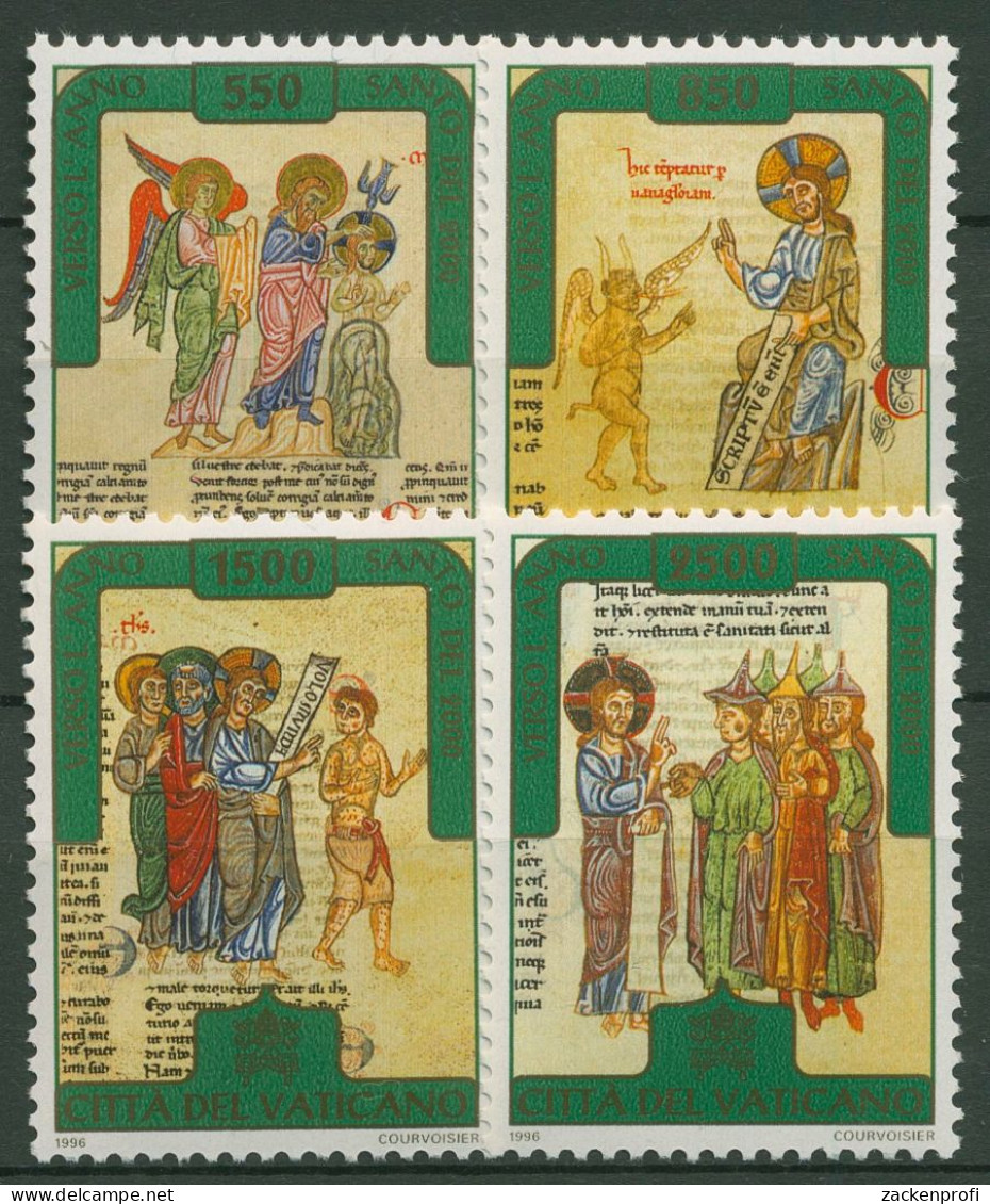 Vatikan 1996 Heiliges Jahr 2000 Miniaturen 1184/87 Postfrisch - Ongebruikt