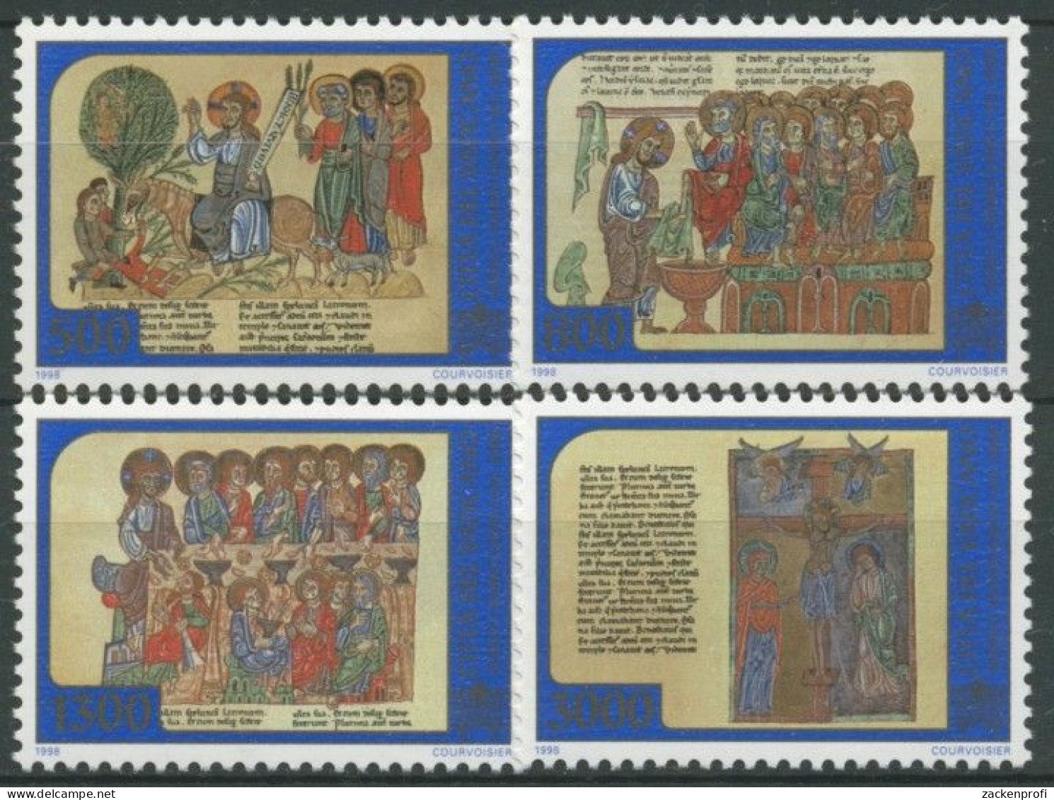 Vatikan 1998 Heiliges Jahr 2000 Miniaturen 1252/55 Postfrisch - Unused Stamps