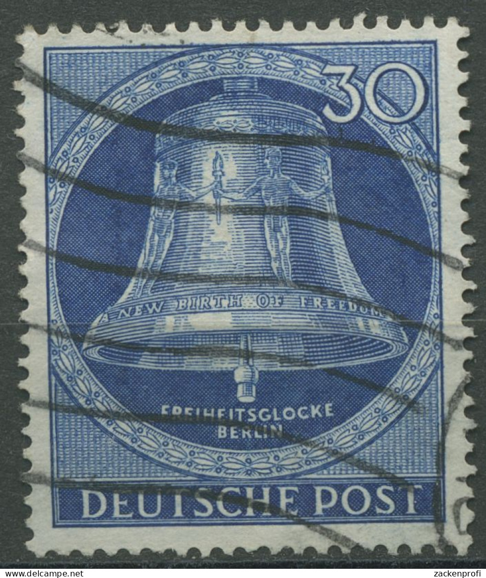 Berlin 1953 Freiheitsglocke Klöppel Mitte 104 Mit Wellenstempel (R80951) - Oblitérés