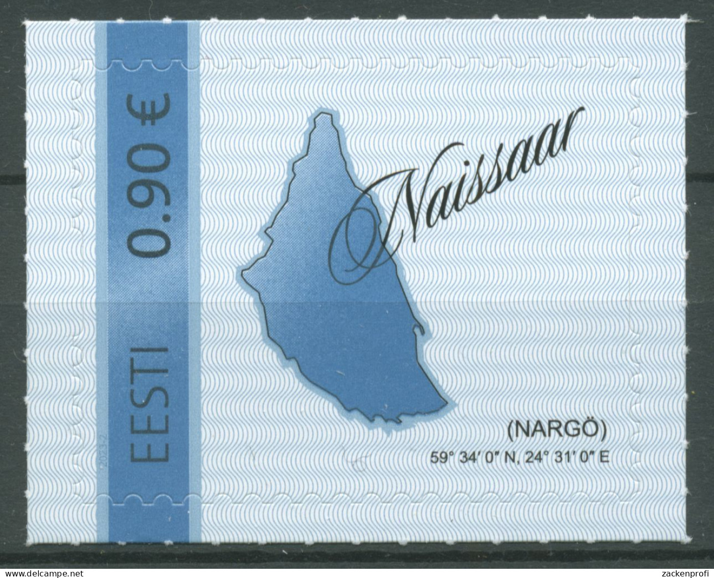 Estland 2021 Meine Marke Insel Naissaar 1030 Postfrisch - Estland