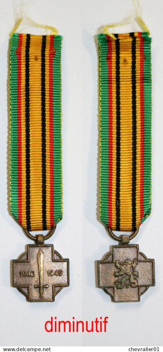 Médaille-BE-112-di_Combattant Militaire 40-45_WW2_21-29 - Belgium