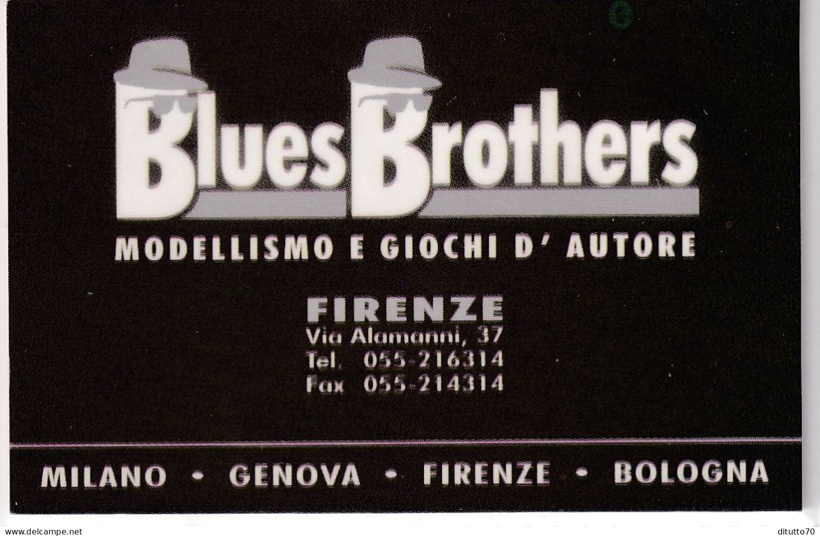 Calendarietto - Blues Brothers - Firenze - Anno 1998 - Petit Format : 1991-00