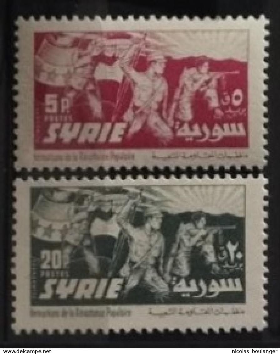 Syrie 1957 / Yvert N°85-86 / ** - Syria